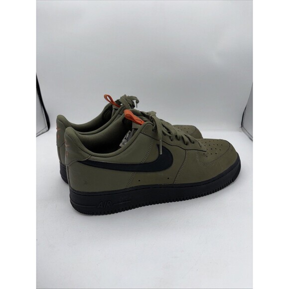 EUC Size 11.5 - Nike Air Force 1 Low Medium Olive BQ4326-200 - Picture 8 of 14